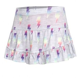Lucky in Love Feeling The Vibe tennis Skirt Girls Sz medium 10-12